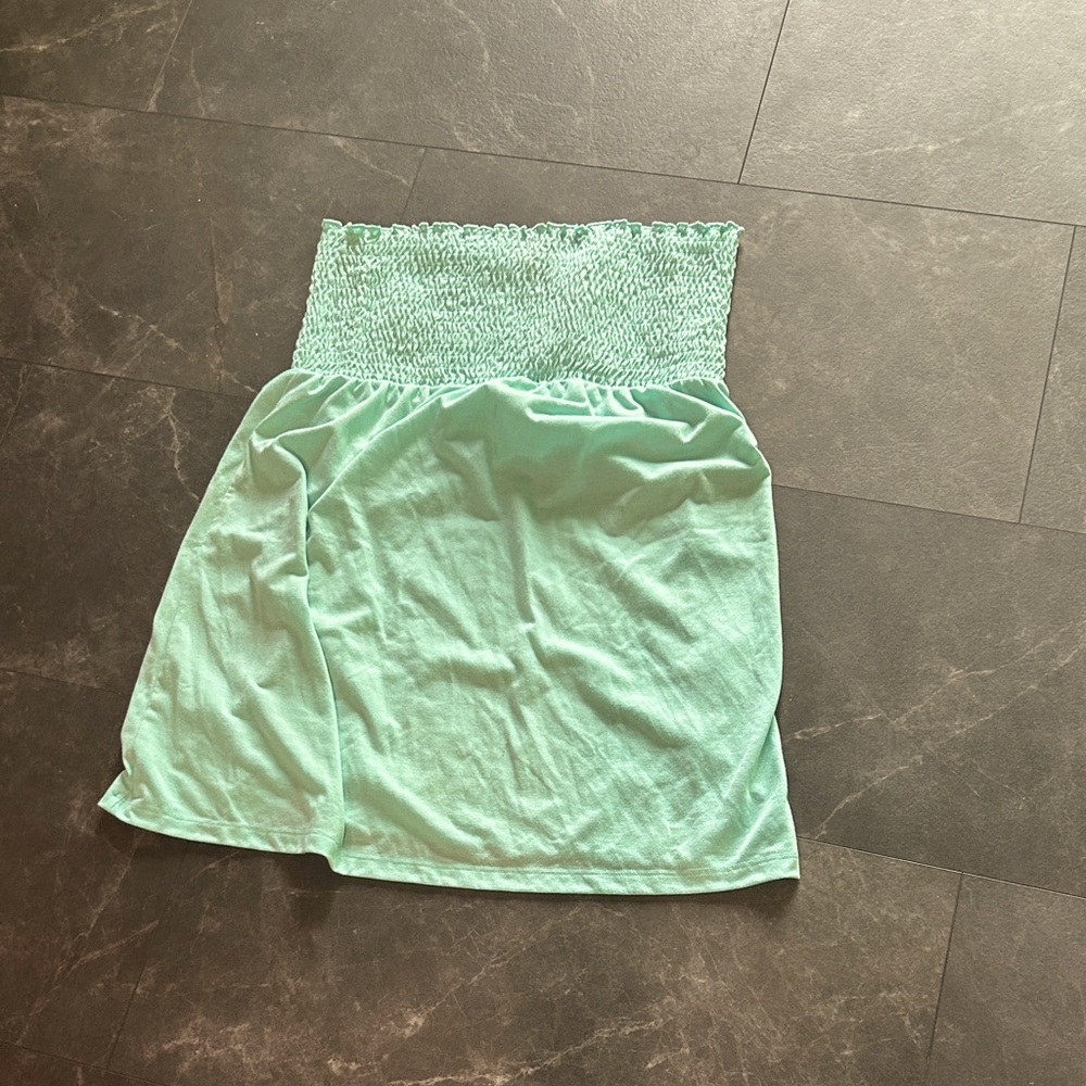 Mint Green Smocked Women's Skirt 23
